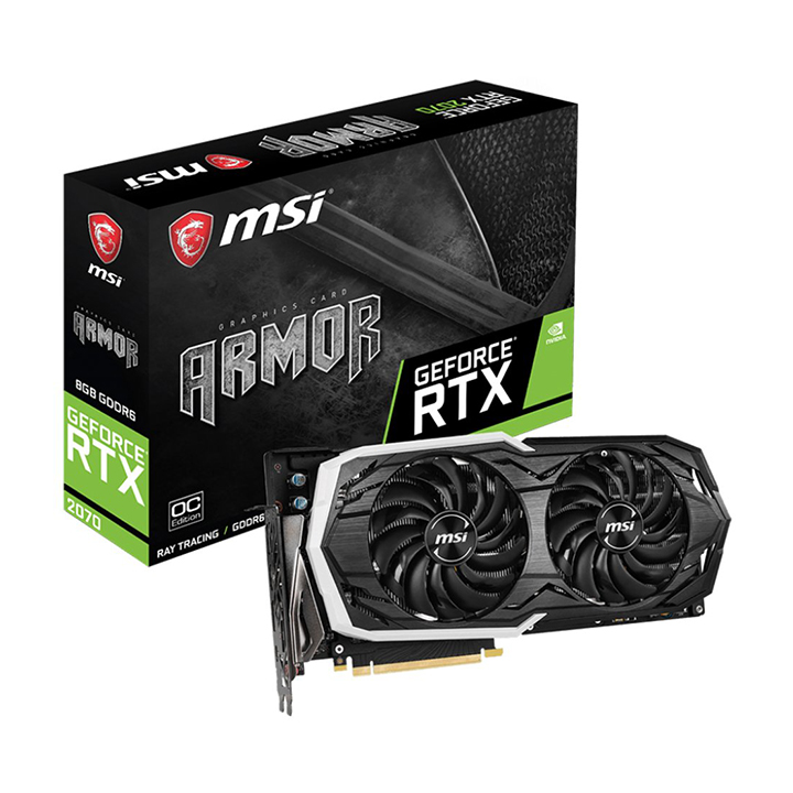 Card màn hình MSI RTX 2070 Armor 8G OC