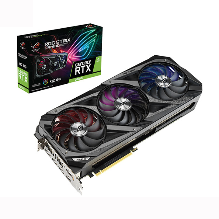 Card màn hình Asus ROG STRIX GeForce RTX 3070 Ti OC Edition O8GB GAMING GDDR6X ROG-STRIX-RTX3070TI-O8G-GAMING