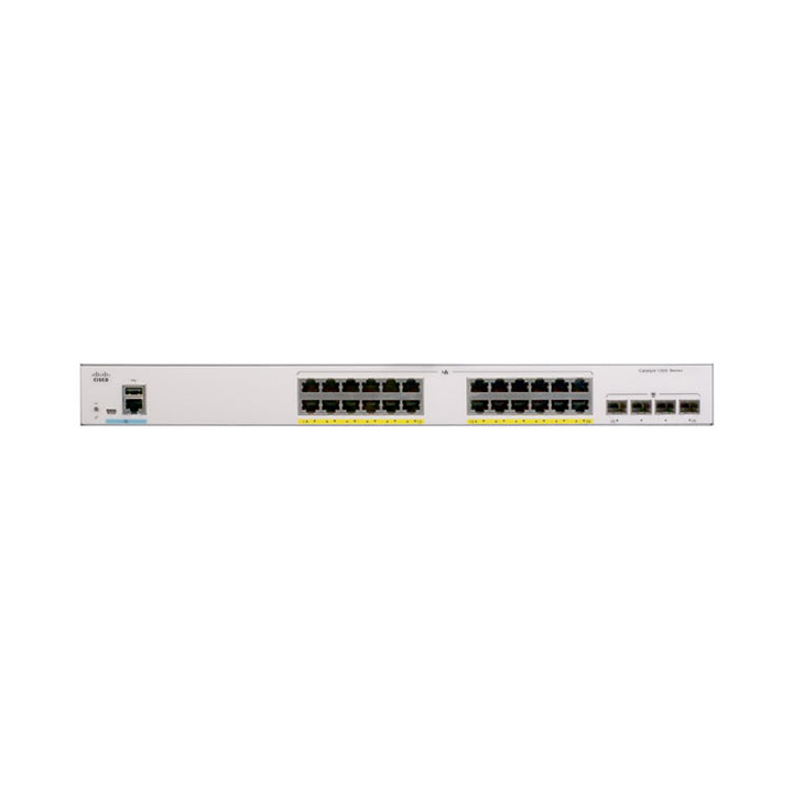 Thiết bị chuyển mạch Catalyst Cisco C1000-24FP-4G-L (24 Port GE PoE + 4x1G SFP)