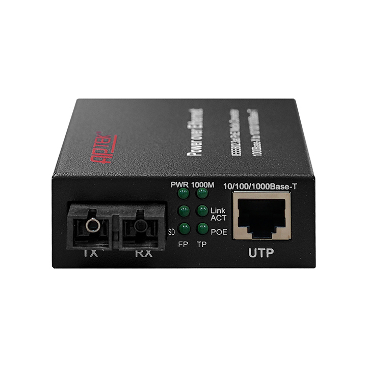 Media Converter PoE APTEK AP110-20-PoE