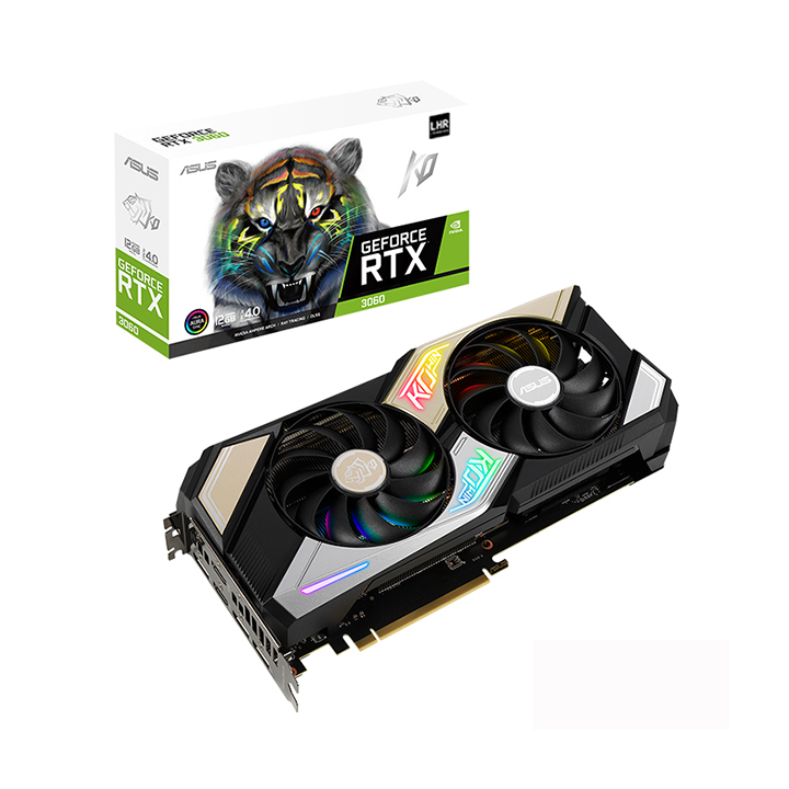 Card màn hình Asus KO GeForce RTX 3060 V2 12GB GAMING GDDR6