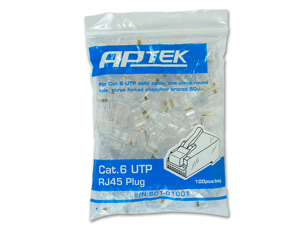 Đầu mạng RJ45 UTP Cat.6 APTEK 601-01001