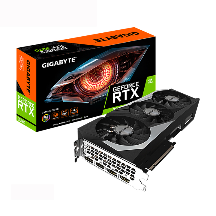 Card màn hình Gigabyte GeForce RTX™ 3070 GAMING OC 8G GV-N3070GAMING OC-8GD