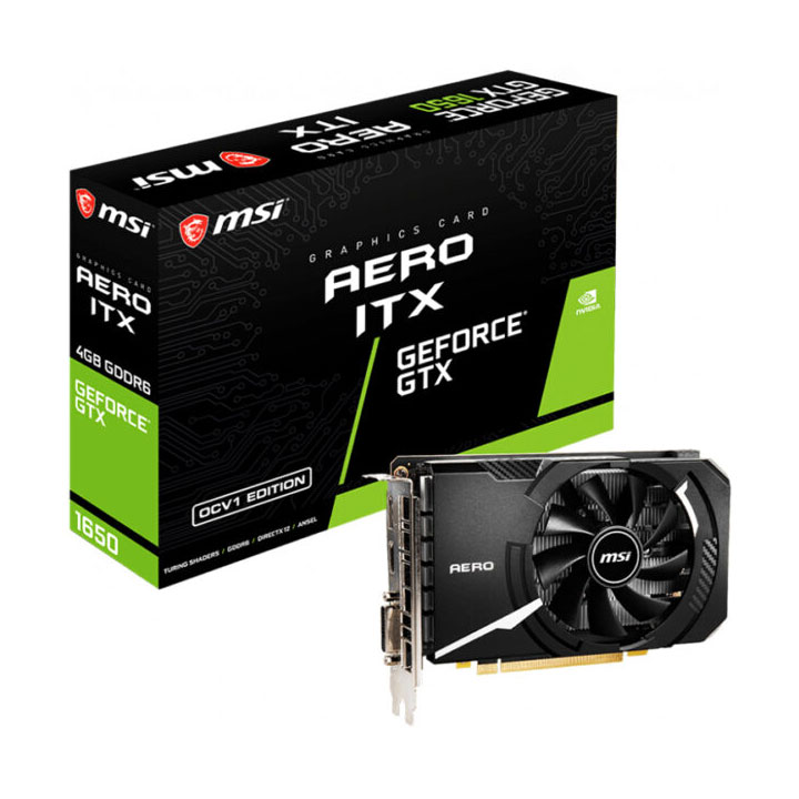 Card màn hình MSI GeForce GTX 1650 D6 AERO ITX OCV1