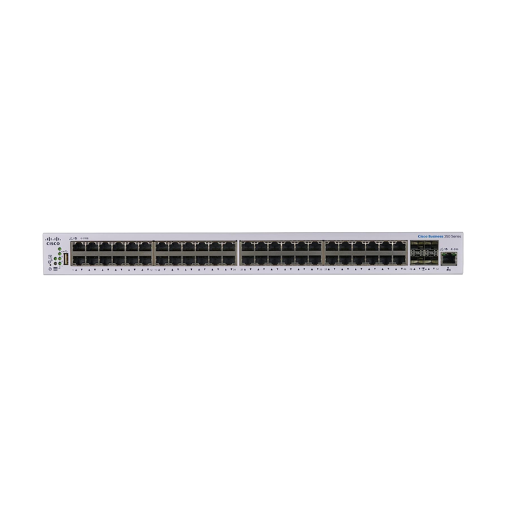 Thiết bị chuyển mạch Cisco CBS350-48XT-4X (8 x 10G copper Ports + 4 x 10G SFP+)