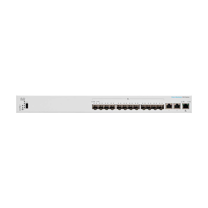 Managed Switch 12 cổng SFP 10G + 2 x 10G combo LAN/SFP Cisco CBS350-12XS-EU