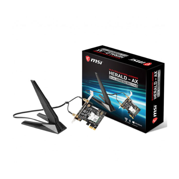 Card mạng MSI HERALD-AX INTEL AX200NGW WI-FI 6