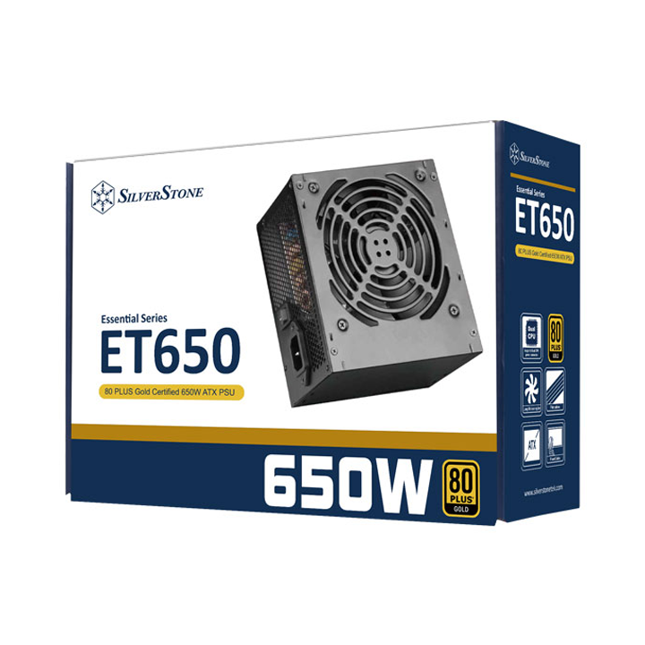 Nguồn máy tính SilverStone ET650-G 650W 80 Plus Gold