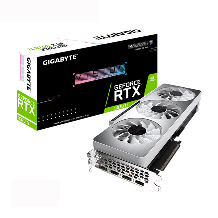 Card màn hình Gigabyte GeForce RTX™ 3070 Ti VISION OC 8G GV-N307TVISION OC-8GD