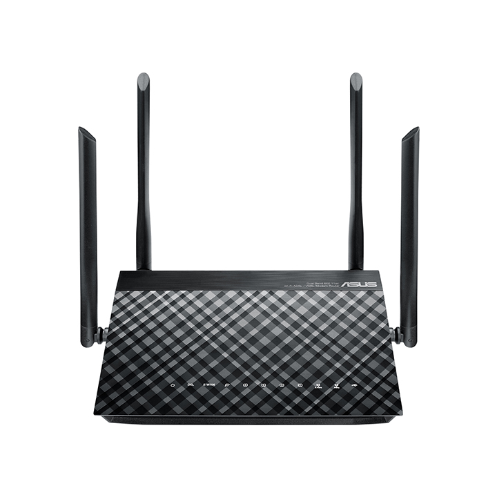 Router Wifi ASUS Dual Band DSL-AC55U chuẩn AC1200