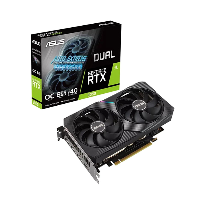 Card màn hình Asus Dual GeForce RTX 3050 OC Edition 8GB GDDR6