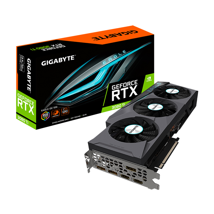 Card màn hình Gigabyte GeForce RTX™ 3080 Ti EAGLE OC 12G GV-N308TEAGLE OC-12GD