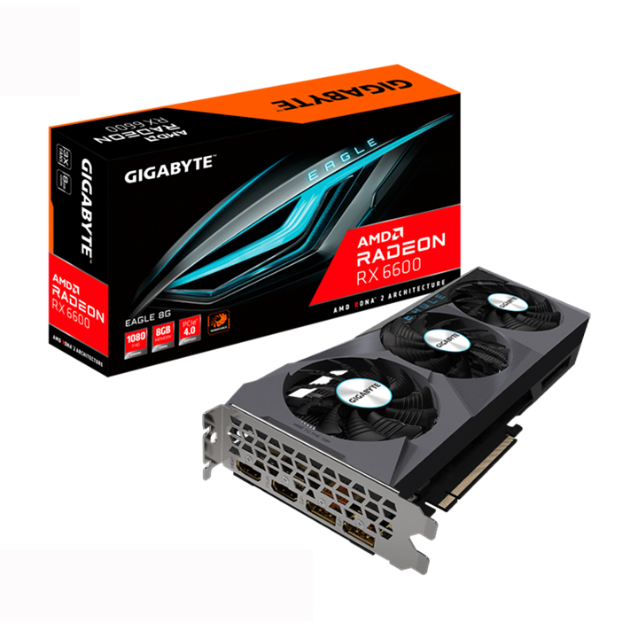 Card màn hình Gigabyte Radeon™ RX 6600 EAGLE 8G R66EAGLE-8GD