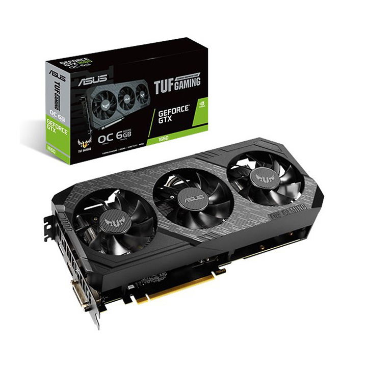 Card màn hình ASUS TUF Gaming X3 GeForce GTX 1660 6GB GDDR5 (TUF3-GTX1660-O6G-GAMING)