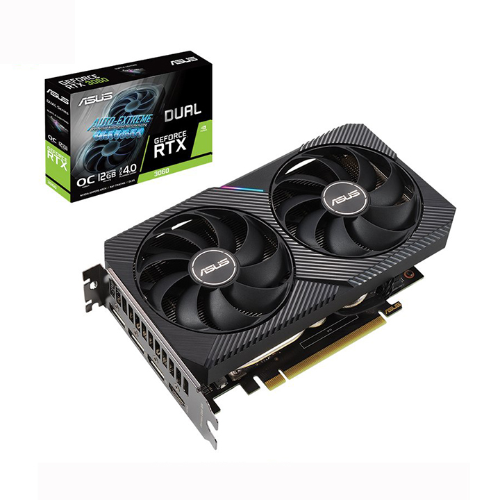 Card màn hình Asus Dual GeForce RTX 3060 V2 OC Edition O12GB GDDR6