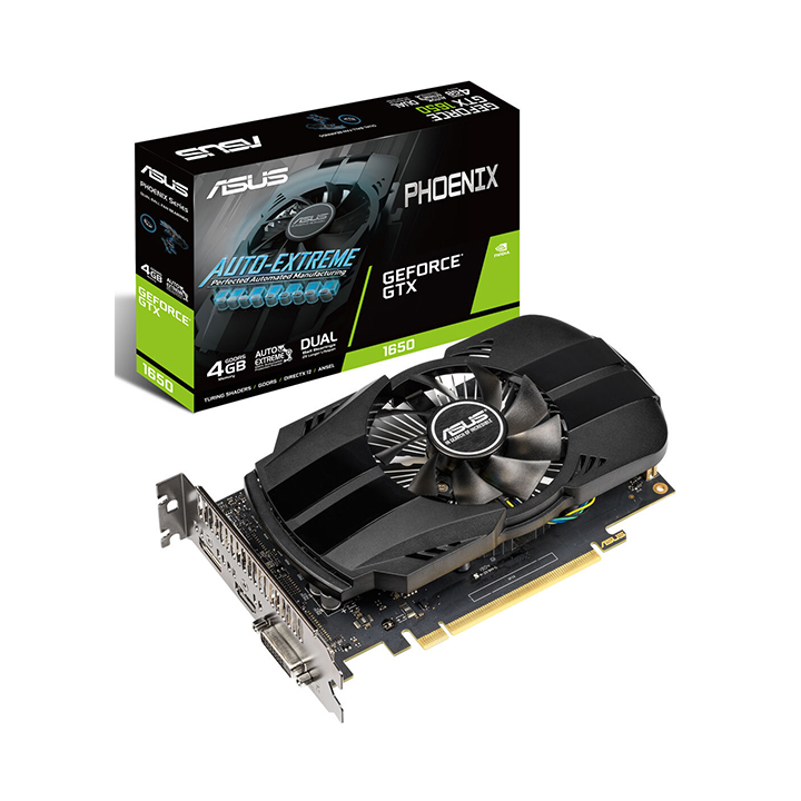 Card màn hình ASUS GeForce GTX 1650 4GB GDDR5 Phoenix (PH-GTX1650-4G)