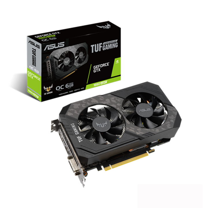 Card màn hình Asus TUF GAMING GeForce GTX 1660 SUPER 6GB GDDR6