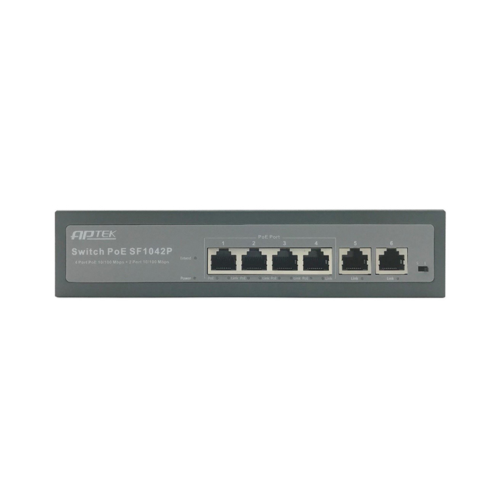 Unmanaged Switch 4 cổng PoE APTEK SF1042P