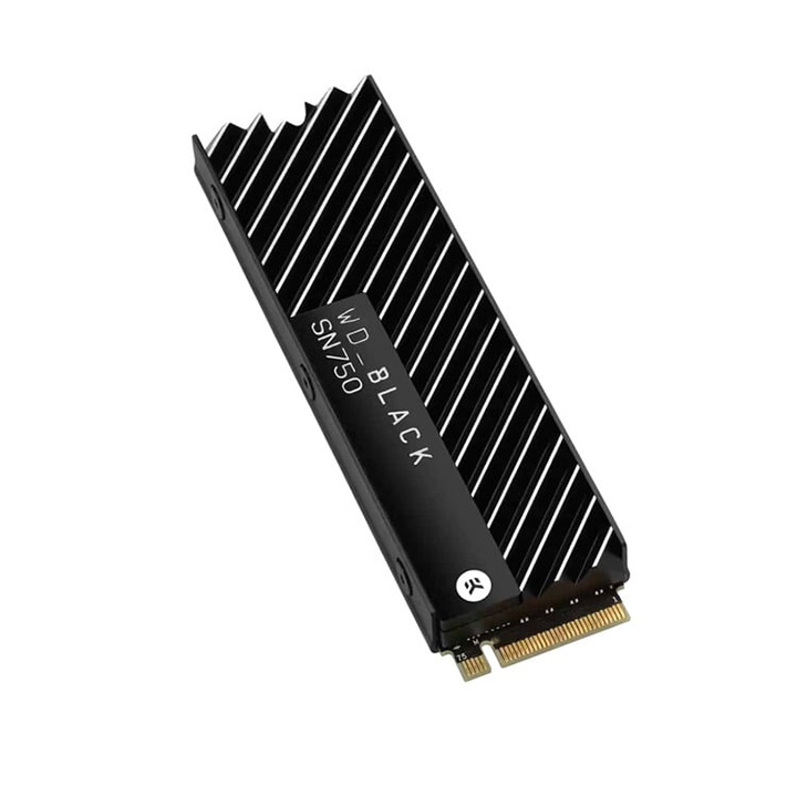 Ổ cứng SSD WD Black SN750 heatsink 2TB M2-2280 NVMe PCIe Gen3x4 WDS200T3XHC