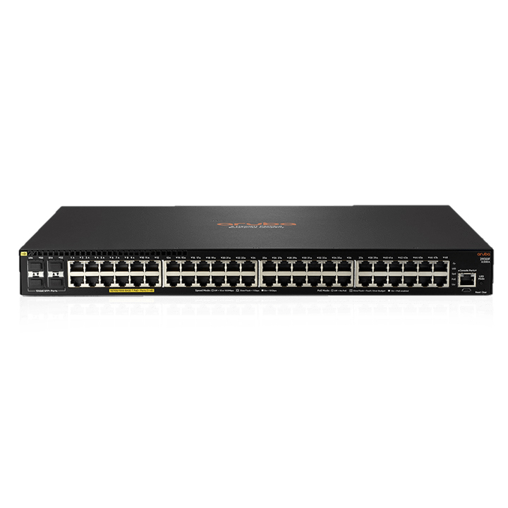 Gigabit Switch Aruba 2930F-48G- PoE+ 4SFP+ 740W JL558A