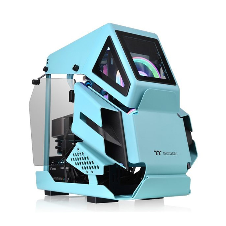 Case Thermaltake AHT200 TG Turquoise CA-1R4-00SBWN-00