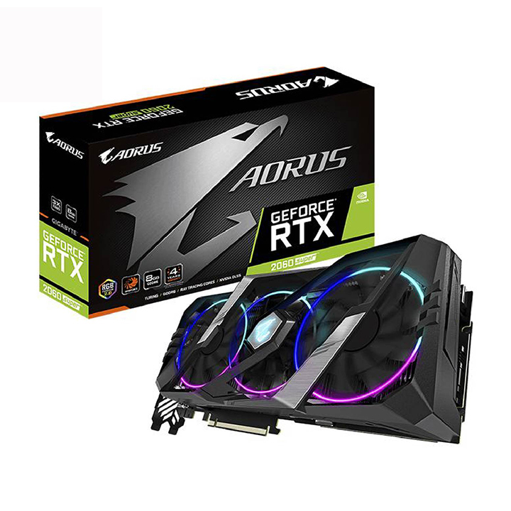 Card màn hình Gigabyte Aorus GeForce RTX 2060 Super 8G GDDR6 (GV-N206SAORUS-8GC)