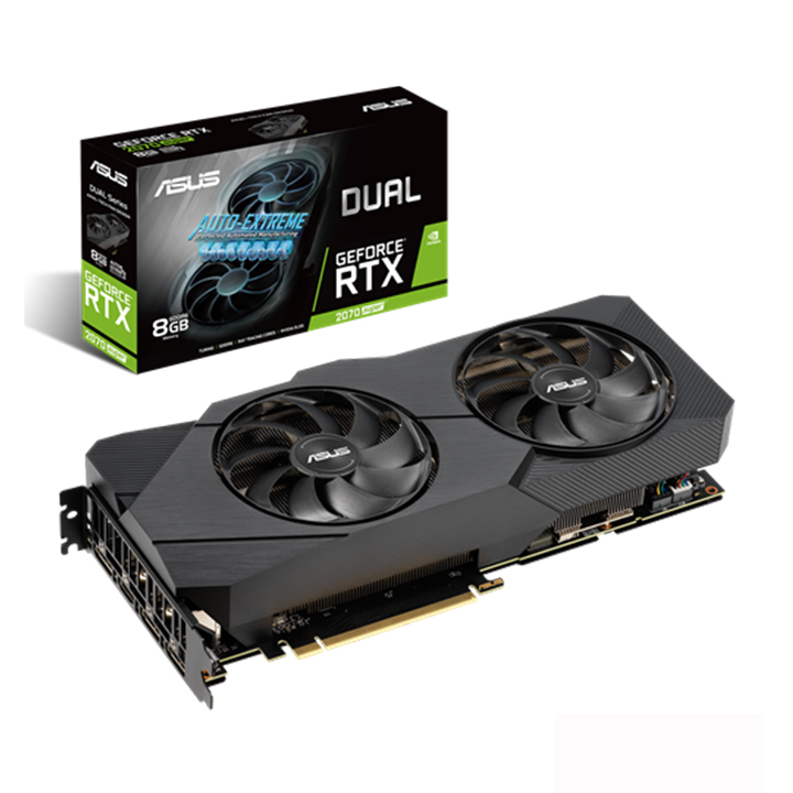 Card màn hình ASUS GeForce RTX 2070 Super 8GB GDDR6 DUAL EVO (DUAL-RTX2070S-8G-EVO)