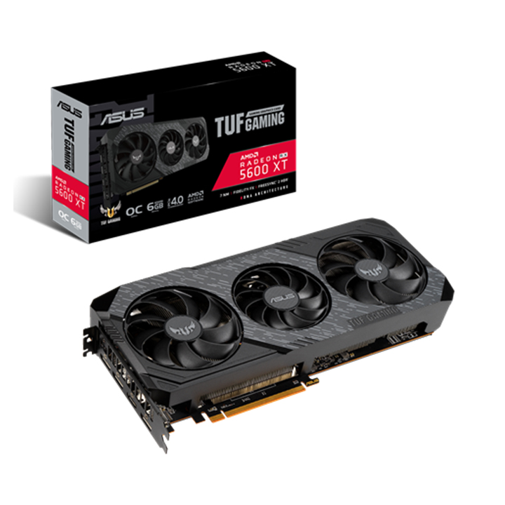 Card màn hình Asus Radeon RX 5600 XT EVO TOP edition TUF Gaming X3 6GB GDDR6 (TUF 3-RX5600XT-T6G-EVO-GAMING)