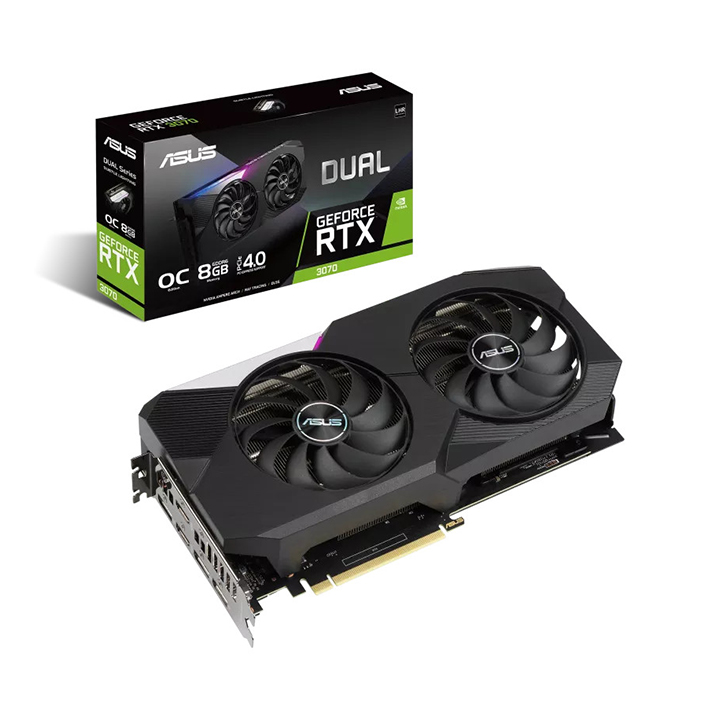 Card màn hình Asus Dual GeForce RTX 3070 V2 OC Edition O8GB GDDR6