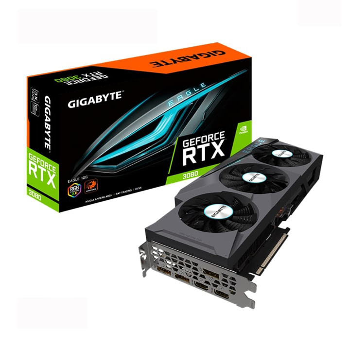 Card màn hình Gigabyte GeForce RTX™ 3080 EAGLE 12G GV-N3080EAGLE-12GD