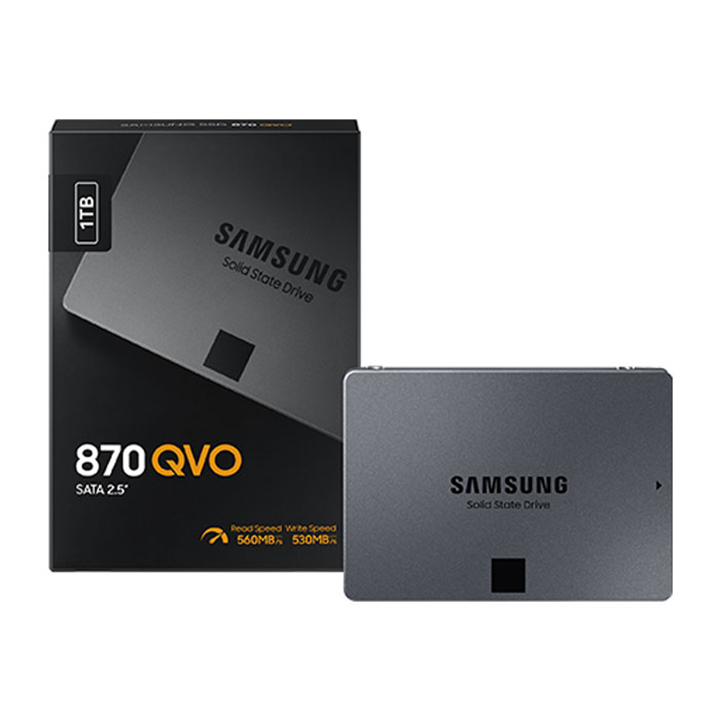 Ổ Cứng SSD SamSung 870 QVO 1TB 2.5inch SATA 3 MZ-77Q1T0BW