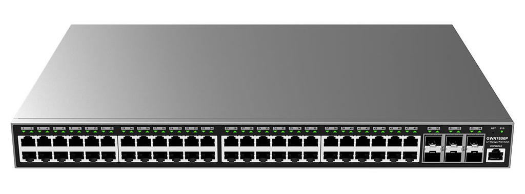 Switch 48 cổng PoE Gigabit Layer 2+ Grandstream GWN7806P