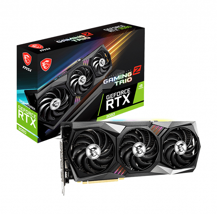 Card màn hình MSI GeForce RTX 3080 GAMING Z TRIO 10G LHR