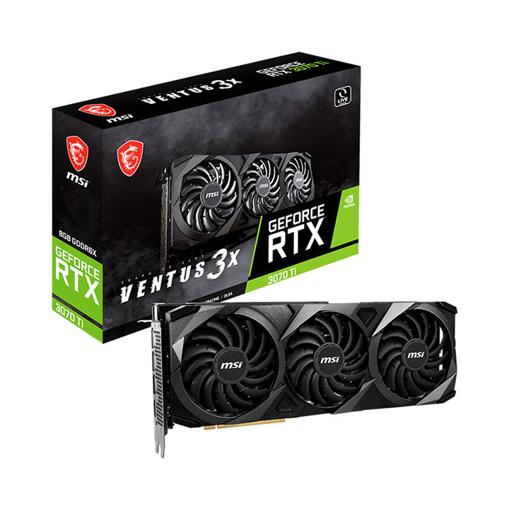 Card màn hình MSI GeForce RTX 3070 Ti Ventus 3X 8G OC