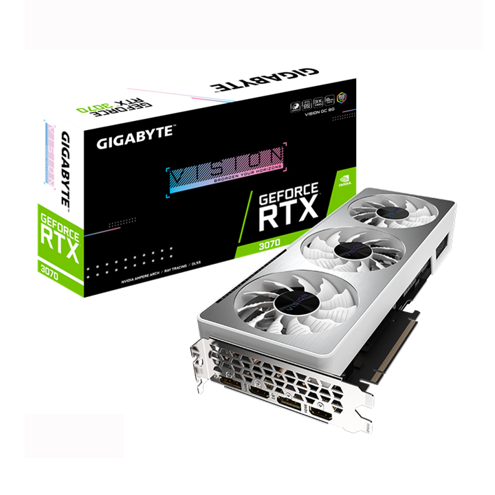 Card màn hình Gigabyte GeForce RTX™ 3070 VISION OC 8G GV-N3070VISION OC-8GD