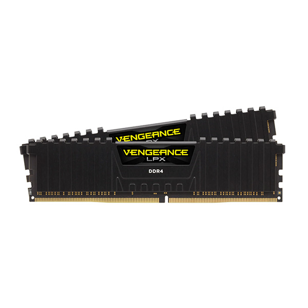 KIT Ram Corsair Vengeance LPX Black 32GB (2x16GB) DDR4 2666Mhz CMK32GX4M2A2666C16