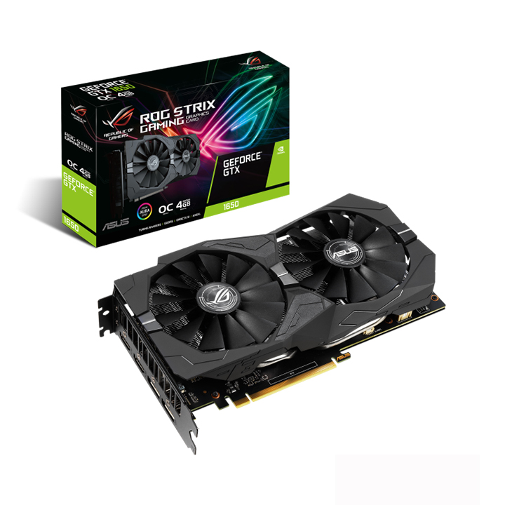 Card màn hình ASUS ROG Strix GeForce GTX 1650 OC edition 4GB GDDR5 (ROG-STRIX-GTX1650-O4G-GAMING)