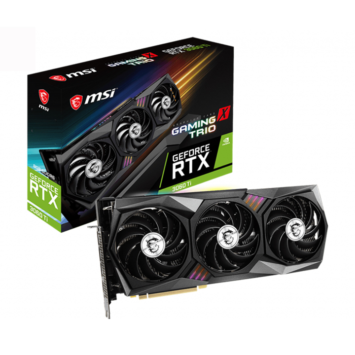 Card màn hình MSI GeForce RTX 3060 Ti GAMING X TRIO