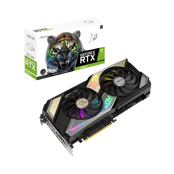 Card màn hình Asus KO GeForce RTX 3060 Ti V2 8GB GAMING GDDR6