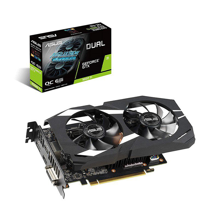 Card màn hình Asus DUAL GeForce GTX 1660 Ti 6GB EVO GDDR6