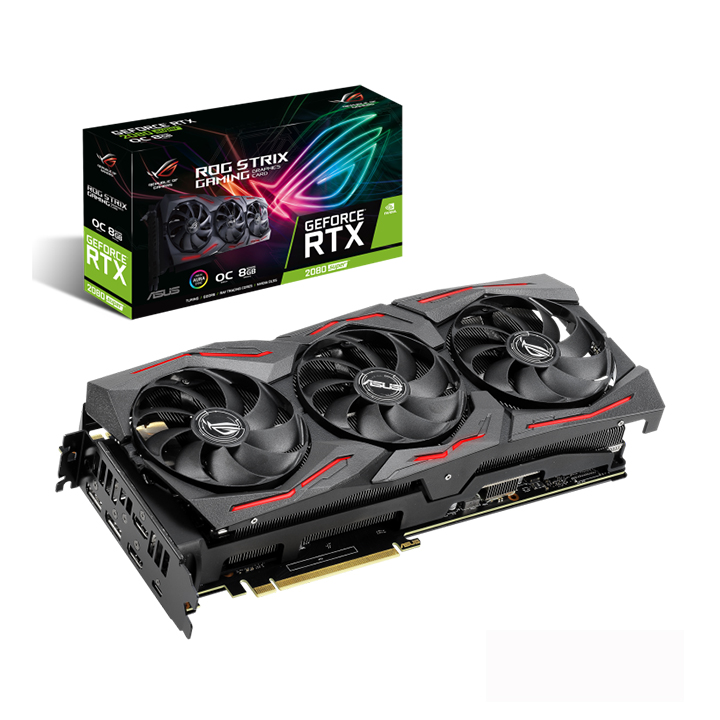 Card màn hình Asus ROG STRIX GeForce RTX 2080 Super OC 8GB GDDR6 (ROG-STRIX-RTX2080S-O8G-GAMING)