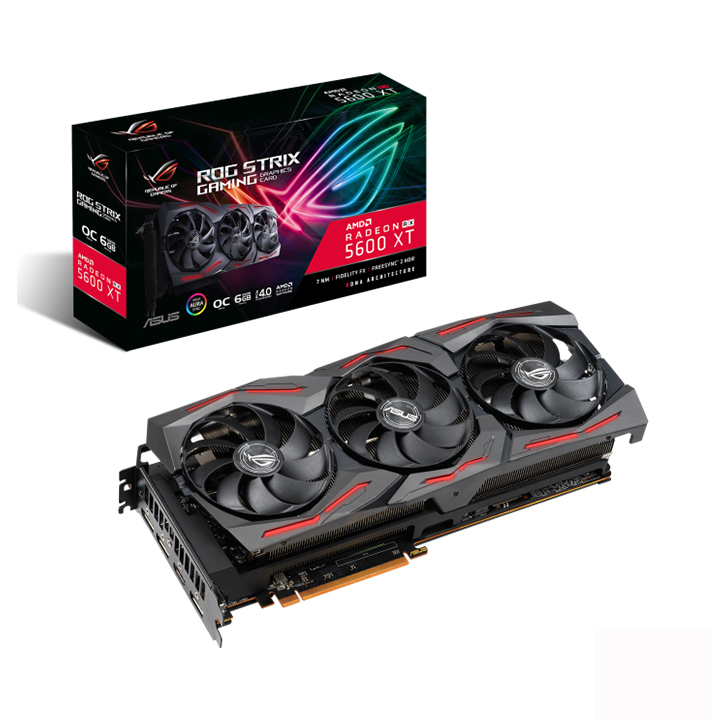 Card màn hình Asus Radeon RX 5600 XT TOP edition ROG Strix 6GB GDDR6 (ROG-STRIX-RX5600XT-T6G-GAMING)