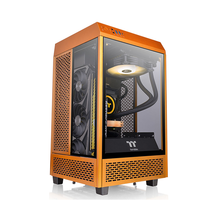 Vỏ Case Thermaltake Tower 100 TG Metallic Gold