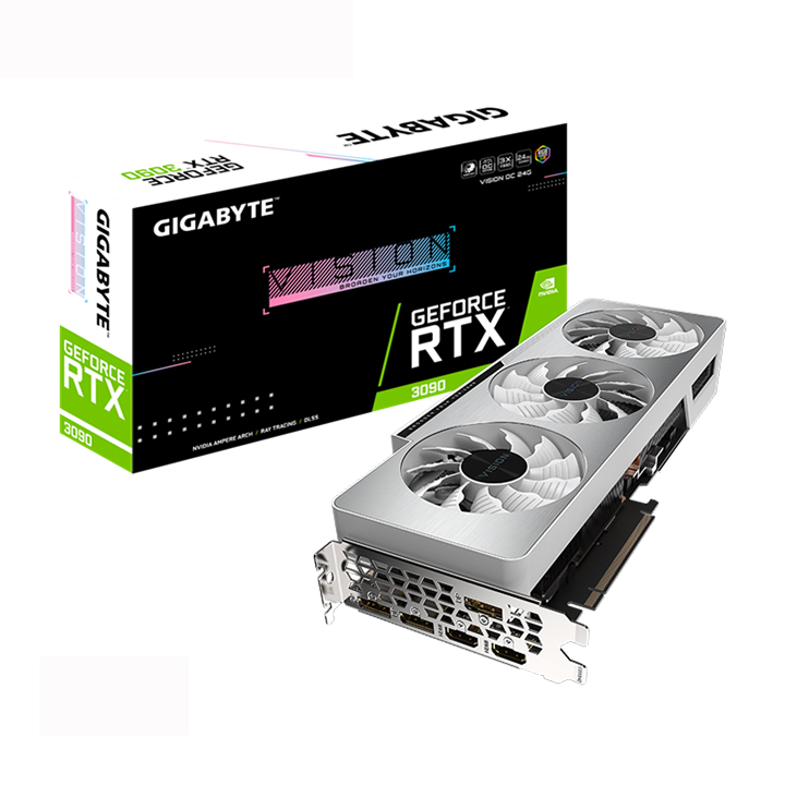 Card màn hình Gigabyte GeForce RTX™ 3090 VISION OC 24G GV-N3090VISION OC-24GD