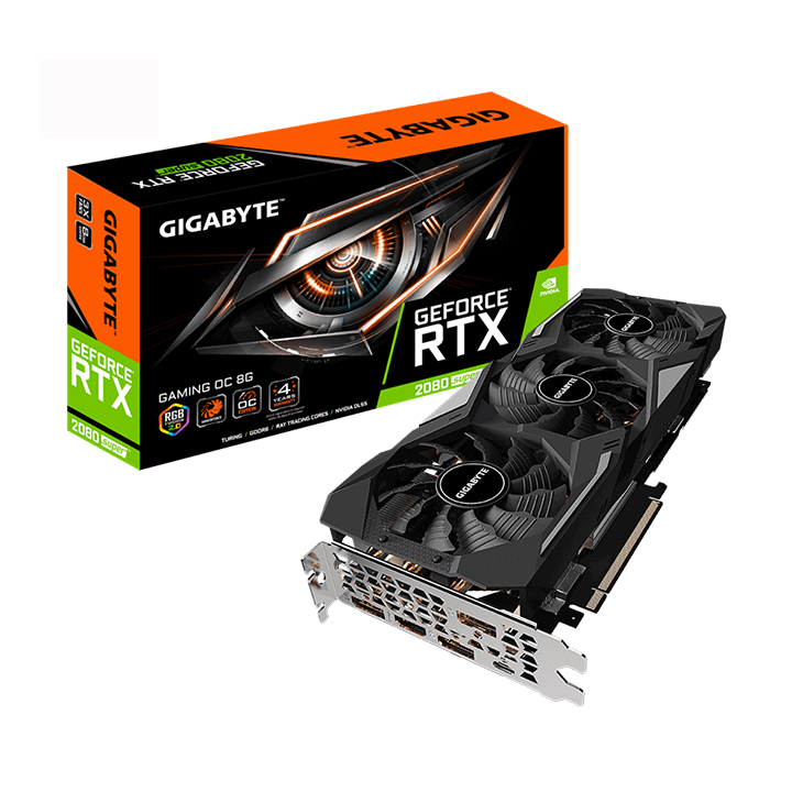 Card màn hình Gigabyte GeForce RTX 2080 SUPER GAMING OC 8GB GDDR6 (GV-N208SGAMING OC-8GC)