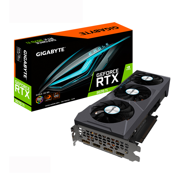 Card màn hình Gigabyte GeForce RTX™ 3070 Ti EAGLE OC 8G GV-N307TEAGLE OC-8GD