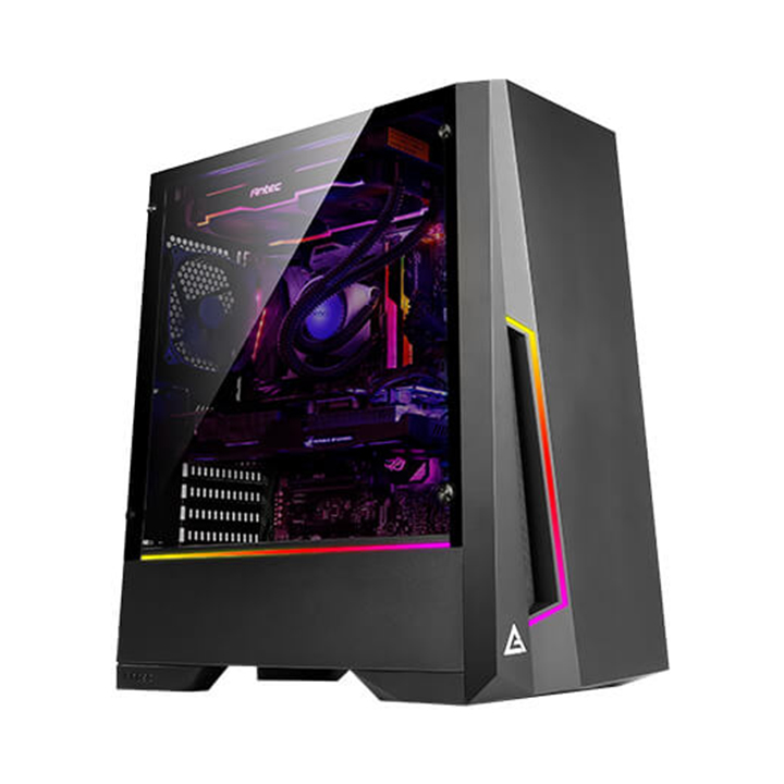 Case Antec DP501 Black - Tempered Glass