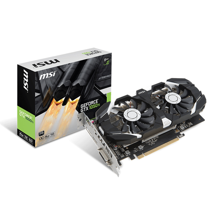 Card màn hình MSI GeForce GTX 1050Ti 4GT OCV1