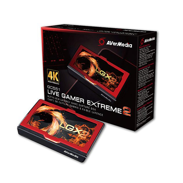 Thiết bị thu hình AverMedia Live Gamer Extreme 2 - 4K 60FPS Pass-Through GC551