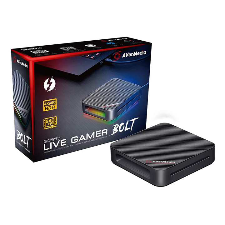 Thiết bị thu hình AverMedia Live Gamer Bolt - 4K HDR 60FPS Pass-Through - Thunderbolt 3 GC555